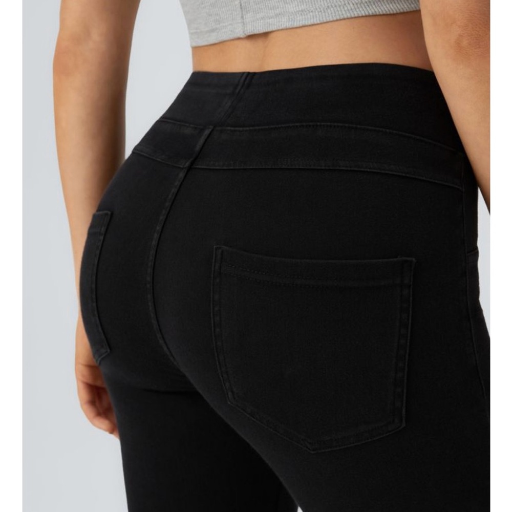Halara Flex high waisted pocket denim casual leggings